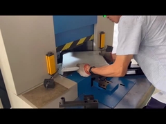 폴란드 고객을 위한 스테인레스 강 상자 덮개 구석 성형기