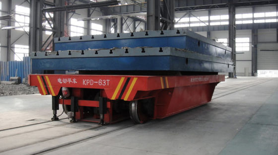 50 Ton Load Capacity Mold Transfer Cart with Precision Rail Guidance and Industrial High-Capacity Battery for Heavy Industrial Manufacturing