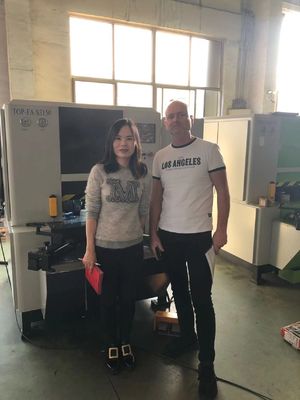 유럽 문 또는 캐비닛 커버 각각 CNC 형성 기계 형성 한 번 절단